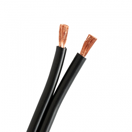 Proson Arctic 2x4.0 mm² svart høyttalerkabel, løpemeter i gruppen Lyd til hjemmet / Kabler / Høyttalerkabel hos BRL Electronics (991ARSC2X40B)