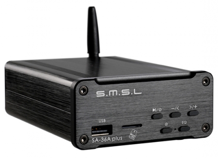 SMSL SA-36A Plus, svart forsterker i gruppen Lyd til hjemmet / Forsterkere / Stereoforsterker hos BRL Electronics (993SA36APLUS)