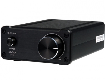 S.M.S.L. SA-36A Pro mikroforsterker, svart i gruppen Lyd til hjemmet / Forsterkere / Stereoforsterker hos BRL Electronics (993SA36APROBLK)