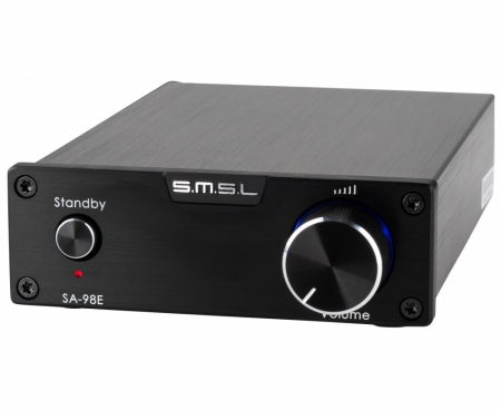 SMSL Audio SA98E miniforsterker, svart i gruppen Lyd til hjemmet / Forsterkere / Stereoforsterker hos BRL Electronics (993SA98E)