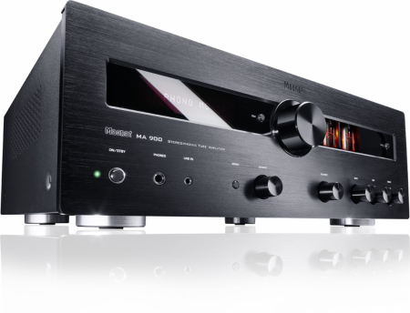 Magnat MA900 stereoforsterker med Bluetooth, DAC og RIAA, svart i gruppen Lyd til hjemmet / Forsterkere / Stereoforsterker hos BRL Electronics (995MA900)