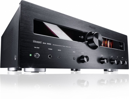 Magnat MA900R stereoforsterker med Bluetooth, DAC og RIAA, svart i gruppen Lyd til hjemmet / Forsterkere / Stereoforsterker hos BRL Electronics (995MA900R)