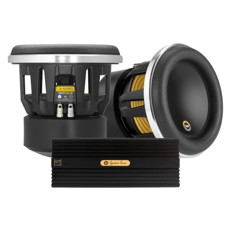 2-pakning JL Audio 8W7AE-3 med DLS Signature S1, 2x8 basspakke i gruppen Pakkeløsninger / Pakker for bilen / Basspakker hos BRL (SET8W7AE3PKT1)