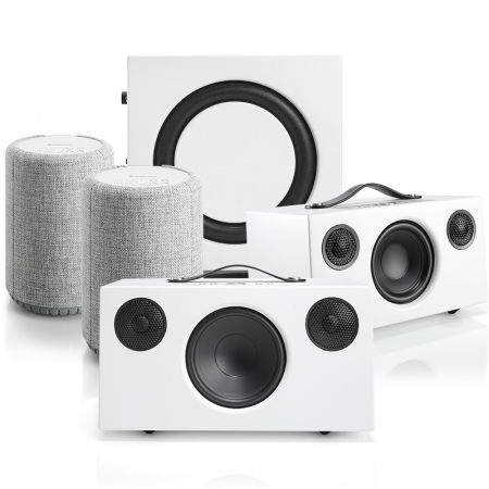 Audio Pro Multiroompaket XL, vitgrå i gruppen Pakkeløsninger / Pakker for hjemmet / Multiroompakker hos BRL (SETA10PKT6)