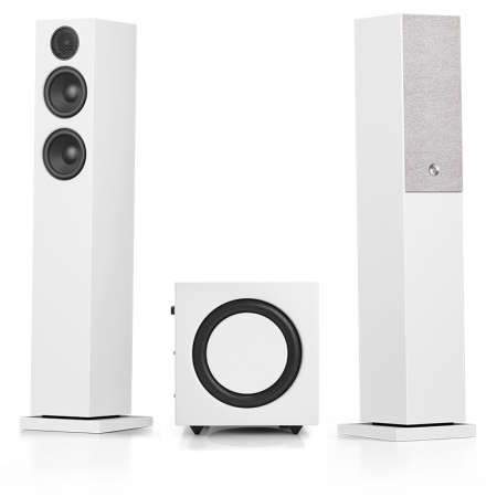 Audio Pro Addon A36 & C-Sub 2.1 högtalarpaket, vitt i gruppen Pakkeløsninger / Pakker for hjemmet / Høyttalerpakker hos BRL (SETA36PKT2)