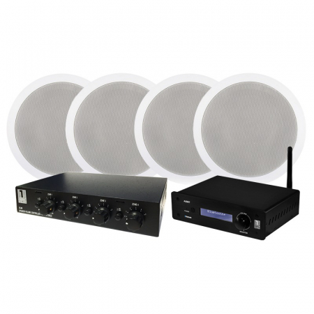 System One A50BT med 2 par IC820 + SC4B högtalarväxel i gruppen Kampanjer / Elleville dager - hjem hos BRL Electronics (SETA50PKT19)