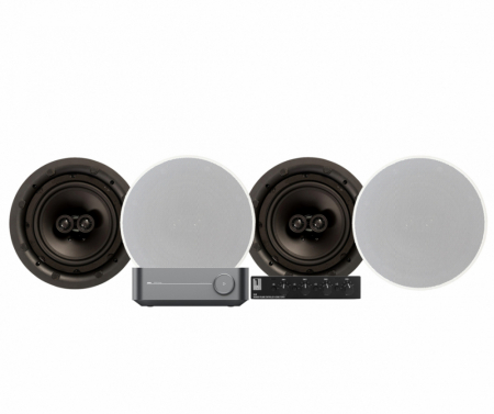 WiiM Amp Pro med SC4B & 2 par DLS IC 824 i gruppen Pakkeløsninger / Pakker for hjemmet / Multiroompakker hos BRL Electronics (SETAMPPROPKT2)