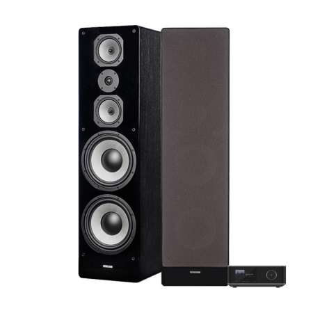 Wiim Amp Ultra med Dynavoice Challenger M-105 EX v4 i svart, 2.0 stereopakke i gruppen Pakkeløsninger / Pakker for hjemmet / Stereopakker hos BRL (SETAMPULTRAPKT1)
