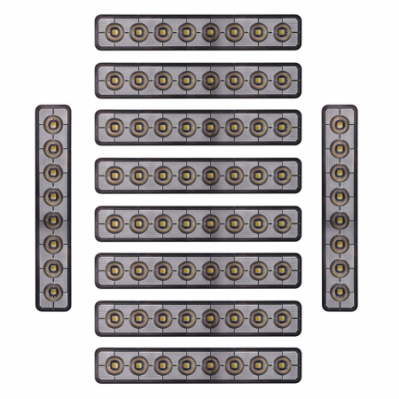 10-pack NIZLED Arbets-/skåpbelysning 48W (5600 lumen), arbetsljuspaket i gruppen Billyd / LED-Belysning / LED-lamper / Arbeidslys hos BRL Electronics (SETB48RFX10)