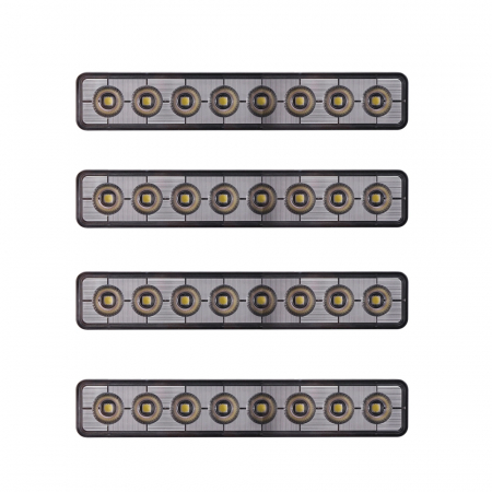 4-pakke NIZLED B48RF, vinklet 24,2 cm bak-/arbeidslys, 48W, arbeidslyspakke i gruppen Billyd / LED-Belysning / LED-lamper / Arbeidslys hos BRL Electronics (SETB48RFX4)