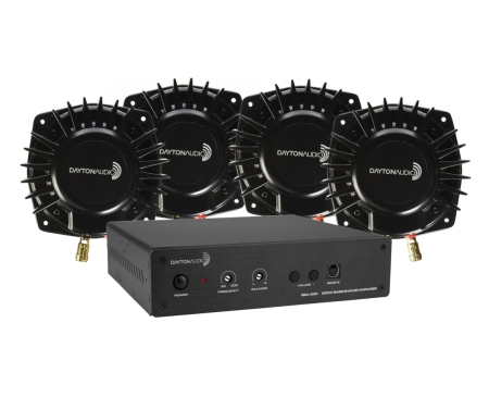 Dayton Audio BSA200 med 4 stk BST-1, bass shaker-pakke i gruppen Nyheter hos BRL (SETBST1PKT1)