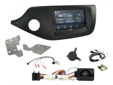 Installationspaket Kia Cee'd 2012-2017 & GAS MAX MV240-BT i gruppen Billyd / Hva passer i min bil / Kia / Ceed / Ceed 2012-2018 / Bytte stereo Ceed 2012-2018 hos BRL (SETCEEDPKT6)