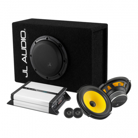 JL Audio CP106LG-W3v3 1x6.5 med C1-650 & JD400/4, helhetspakke i gruppen Pakkeløsninger / Pakker for bilen / Helhetspakker hos BRL (SETCP106LGW3V3PKT2)