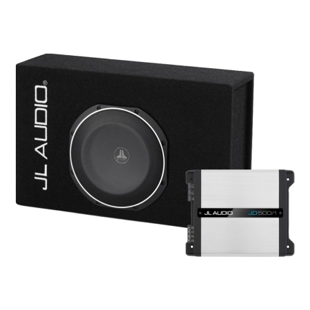JL Audio CP110LG-TW1-2 med RD500/1, basspakke i gruppen Pakkeløsninger / Pakker for bilen / Basspakker hos BRL (SETCP110LGTW12PKT1)