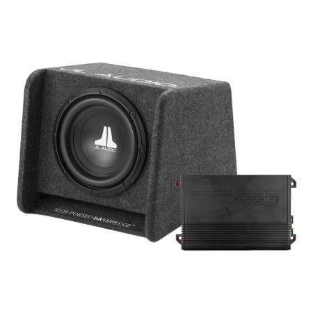 JL Audio CP110-W0v3 basspakke med DS18 G700.2D i gruppen Pakkeløsninger / Pakker for bilen / Basspakker hos BRL (SETCP110W0V3PKT2)