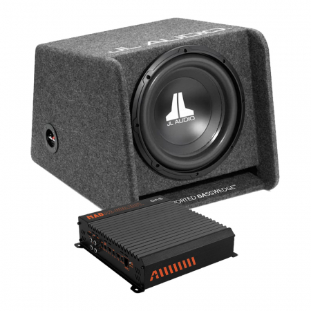 JL Audio CP112-W0v3 1x12 med MAD A2-600.1DFL, basspakke i gruppen Pakkeløsninger / Pakker for bilen / Basspakker hos BRL (SETCP112W0V3PKT1)