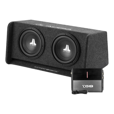 JL Audio CP210-W0v3 basspakke med DS18 ION1200.1D i gruppen Pakkeløsninger / Pakker for bilen / Basspakker hos BRL (SETCP210W0V3PKT2)