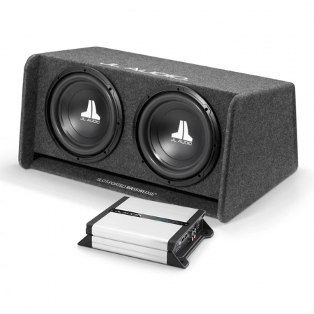 JL Audio CP212-W0v3 2x12 med JD500/1, basspakke i gruppen Pakkeløsninger / Pakker for bilen / Basspakker hos BRL (SETCP212W0VPKT1)