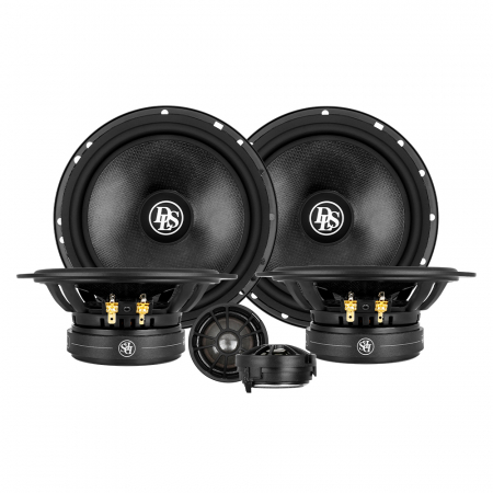 DLS Cruise, velspillende 2-veis 6.5 tommers kitsystem med doble mellomtoner i gruppen Billyd / Bilhøyttalere / Kitsystem hos BRL Electronics (SETCRUISEPKT2)
