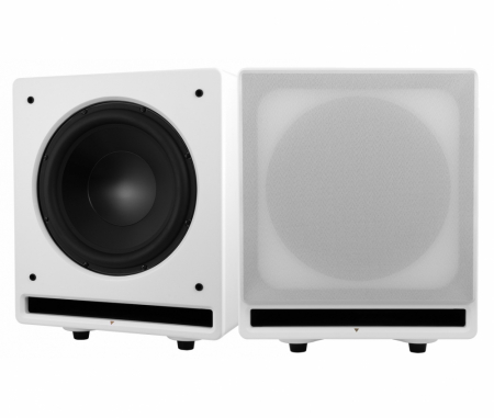 2-pack Dynavoice Challenger CSB-V12 aktiv subwoofer, vit  i gruppen Lyd til hjemmet / Høyttalere / Subwoofer hos BRL (SETCSBV12PKT2)