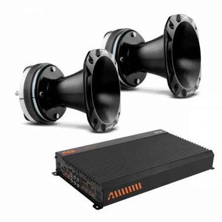 2-pakke DS18 PRO-DKH1F, SPL-pakke med steg i gruppen Pakkeløsninger / Pakker for bilen / SPL Høyttalerpakker hos BRL Electronics (SETDKH1FPKT1)