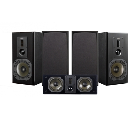 Dynavoice Definition DM-6 MKII med DC-5 5.0 høyttalerpakke, svart i gruppen Pakkeløsninger / Pakker for hjemmet / Høyttalerpakker hos BRL (SETDM6IIPKT6)