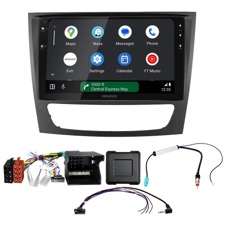 Kenwood DMX80AXS bilstereopakke til Mercedes E-Class W211 och CLS C219 i gruppen Billyd / Hva passer i min bil / Mercedes / E-klasse / E-klasse 2002-2009 W211 hos BRL (SETDMX80MC6PKT1)