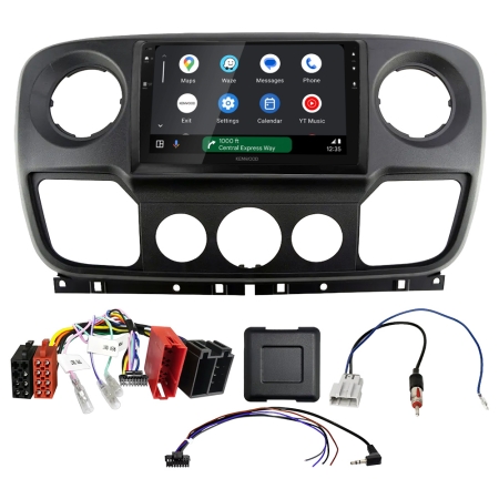Kenwood DMX80AXS bilstereopakke til Nissan NV400, Opel Movano och Renault Master i gruppen Billyd / Hva passer i min bil / Renault / Master / Master 2011-2024 hos BRL (SETDMX80NS6PKT1)