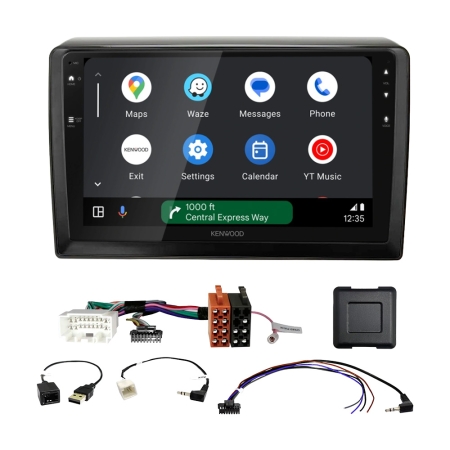 Kenwood DMX80AXS bilstereopakke til Suzuki Swift 2017-2024, pianosvart i gruppen Billyd / Hva passer i min bil / Suzuki / Swift / Swift 2017-2024 hos BRL (SETDMX80SZ2PKT1)
