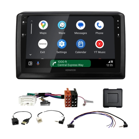 Kenwood DMX80AXS bilstereopakke til Suzuki Swift 2017-2024, matt svart i gruppen Billyd / Hva passer i min bil / Suzuki / Swift / Swift 2017-2024 hos BRL (SETDMX80SZ3PKT1)