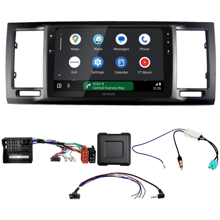 Kenwood DMX80AXS bilstereopakke til Volkswagen Transporter T6 2016-2019 i gruppen Billyd / Hva passer i min bil / Volkswagen / Transporter / Transporter T6 2015-2020 / Bytte stereo Transporter T6 2015-2020 hos BRL (SETDMX80VW10PKT1)