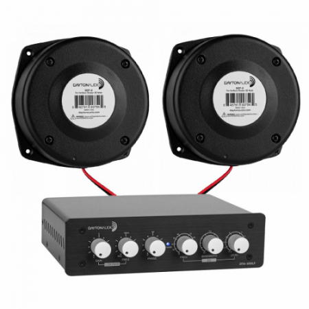 Dayton Audio DTA-100LF med 2 st BST-2, basshaker-paket i gruppen Lyd til hjemmet / Bygg selv / Byggesatser hos BRL Electronics (SETDTA100LFPKT1)