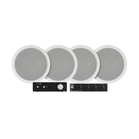 Dayton Audio DTA-100ST multirompakke med bryter og 2 par System One IC620 i gruppen Pakkeløsninger / Pakker for hjemmet / Multiroompakker hos BRL (SETDTA100STPKT1)