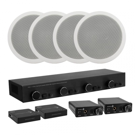 Dayton Audio DTA-3116HP med 4st System One IC630, wifi-adapter og VSS4 i gruppen Pakkeløsninger / Pakker for hjemmet / Multiroompakker hos BRL Electronics (SETDTA3116HPPKT3)
