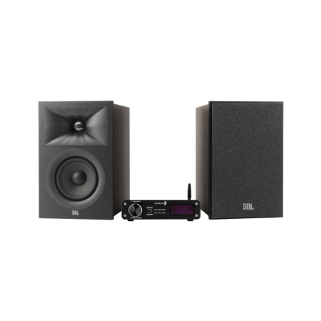 Dayton Audio DTA-PRO med JBL Stage 240B, 2.0 stereopakke i svart i gruppen Pakkeløsninger / Pakker for hjemmet / Stereopakker hos BRL (SETDTAPROPKT5)