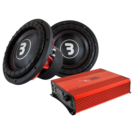 2-pakning Bass Habit E2300D1 med SE5100.1DF, 2x12 basspakke i gruppen Pakkeløsninger / Pakker for bilen / Basspakker hos BRL (SETE2300D1PKT2)