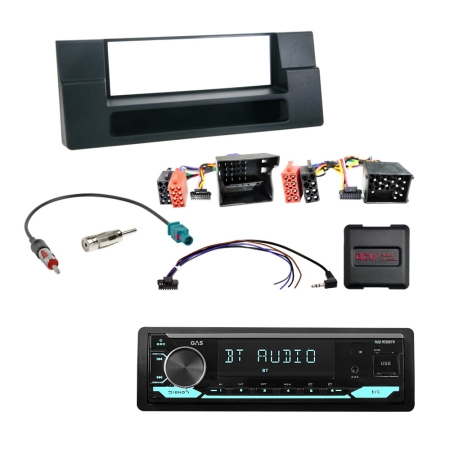 GAS MAD M130-BTN bilstereopakke til BMW E39/X5 i gruppen Billyd / Hva passer i min bil / BMW / BMW 5-serie / BMW E39 1995-2003 / Bytte stereo E39 1995-2003 hos BRL (SETE39PKT8)