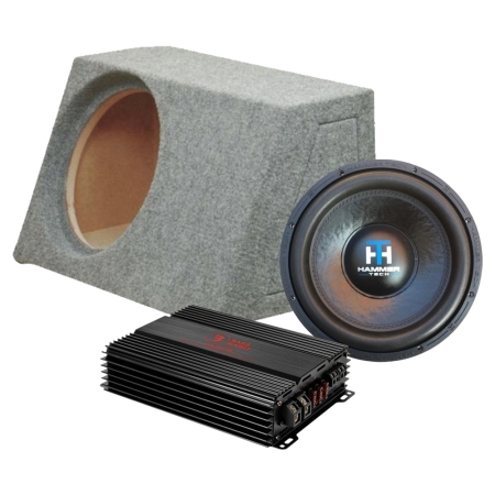 Basspakke med Hammer Tech LCW12V2 til BMW E90/E92 i gruppen Billyd / Hva passer i min bil / BMW / BMW 3-serie / BMW E90/E91/E92/E93 2005-2011 / Bytte høyttalere BMW E90/E91/E92/E93 2005-2011 hos BRL (SETE90PKT7)