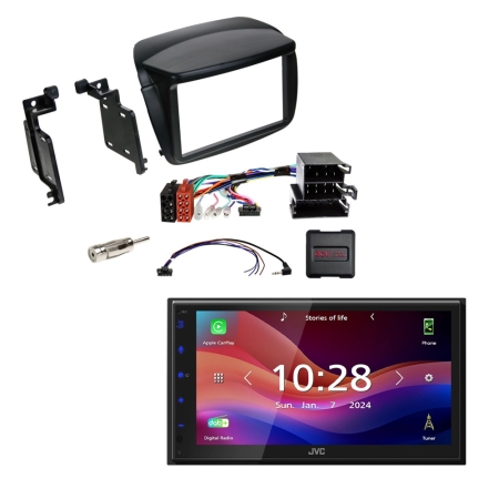 JVC KW-M695DBW bilstereopakke til Fiat Doblo/Opel Combo D i gruppen Billyd / Hva passer i min bil / Fiat / Doblo / Doblo 2010-2022 hos BRL (SETFIATPKT1)