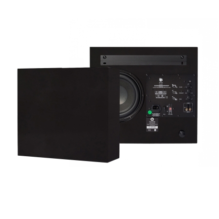 2-pakning DLS Flatsub Midi vegghengt aktiv subwoofer, matt svart i gruppen Nyheter hos BRL (SETFSMIDIPKT2)