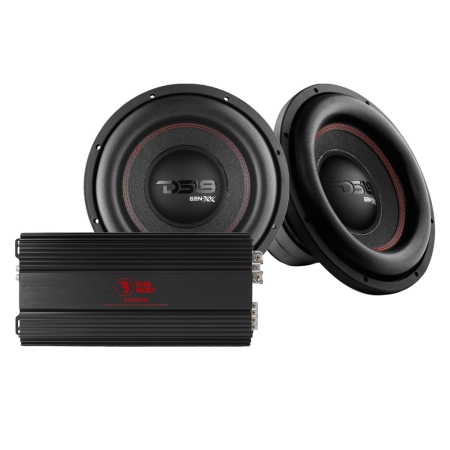 2-pakning DS18 GEN-XX12.4DHE med Bass Habit RA3600W, 2x12 basspakke i gruppen Pakkeløsninger / Pakker for bilen / Basspakker hos BRL (SETGENXX124DHEPKT3)