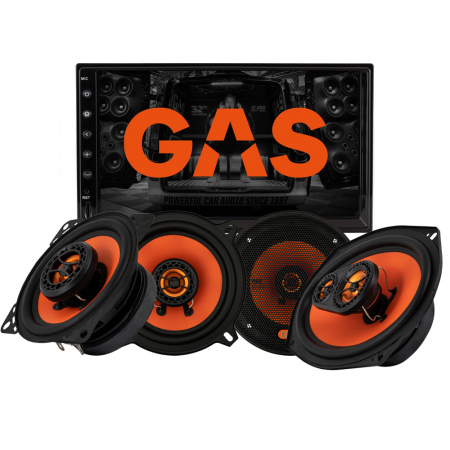 GAS GMV651BT & GAS MAD X1-högtalare, bilstereopaket i gruppen Pakkeløsninger / Pakker for bilen / Bilstereopakker hos BRL Electronics (SETGMV651MADX1)