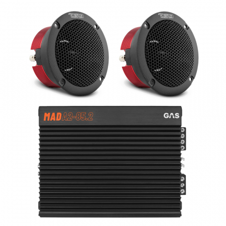 2-pakke DS18 GTX1XL med GAS MAD A2-85.2 i gruppen Pakkeløsninger / Pakker for bilen / SPL Høyttalerpakker hos BRL Electronics (SETGTX1XLPKT1)