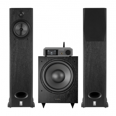 Dynavoice CA802BT & System One H16B 2.1 stereopaket, svart i gruppen Pakkeløsninger / Pakker for hjemmet / Stereopakker hos BRL (SETH16BPKT5)