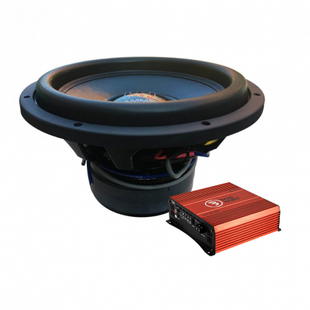 Hammer Tech Heavy Class X HCX15D1 & SPL ELITE 3100.1DF, baspaket i gruppen Pakkeløsninger / Pakker for bilen / Basspakker hos BRL (SETHCX15D1PKT2)