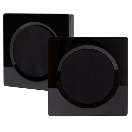 2-pack DLS Flatbox D-One vägghögtalare i svart i gruppen Lyd til hjemmet / Høyttalere / Vegghøyttaler hos BRL Electronics (SETHDONEBPKT1)