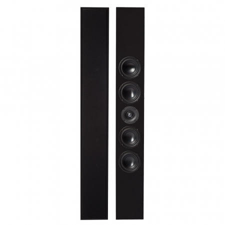 2-pakke DLS Flatbox Slim XL on-wall, matt svart i gruppen Lyd til hjemmet / Høyttalere / Vegghøyttaler hos BRL Electronics (SETHFB110149SBX2)