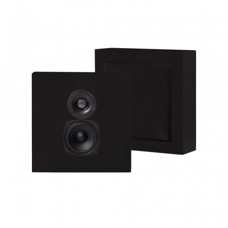 2-pakke DLS Flatbox Mini on-wall høyttalere, matt svart i gruppen Lyd til hjemmet / Høyttalere / Vegghøyttaler hos BRL Electronics (SETHFB24249SBX2)