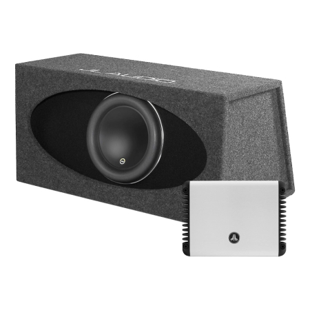 JL Audio HO112R-W7AE med HD1200/1, 1x12 tommers basspakke i gruppen Pakkeløsninger / Pakker for bilen / Basspakker hos BRL (SETHO112RW7AEPKT1)