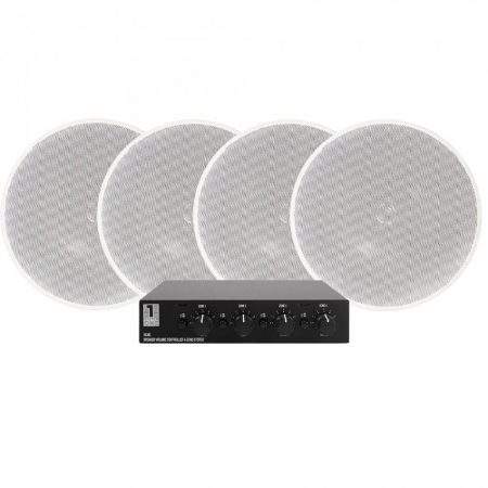 System One SC4B högtalarväxel & DLS IC621, 2 par i gruppen Pakkeløsninger / Pakker for hjemmet / Multiroompakker hos BRL Electronics (SETIC621PKT1)